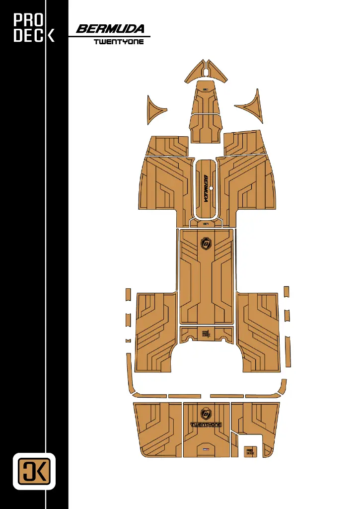 PRODECK Bermuda Twenty One (Color Especial, Kit completo)